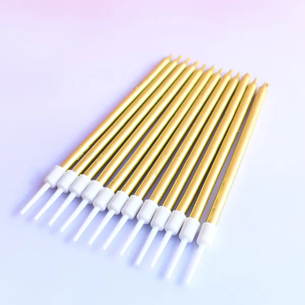 Velas para Pastel Altas (dos colores disponibles)